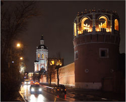 Донской монастырь вечером