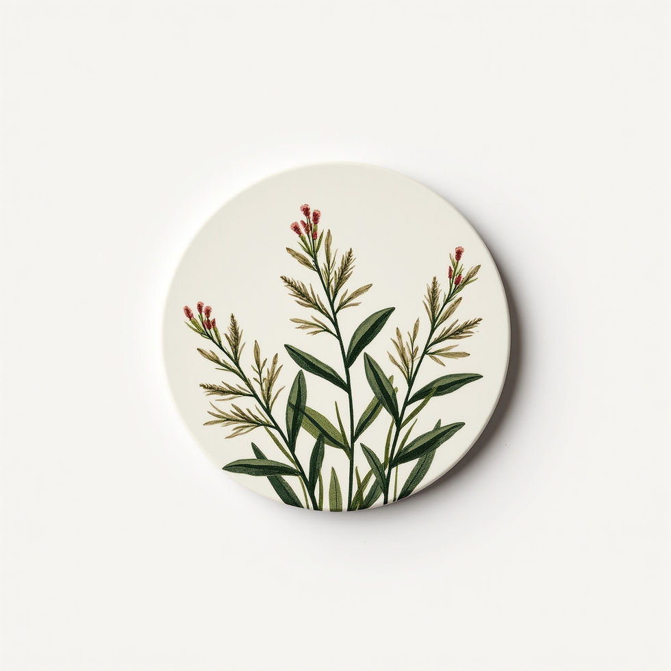 Botanical Print Coaster