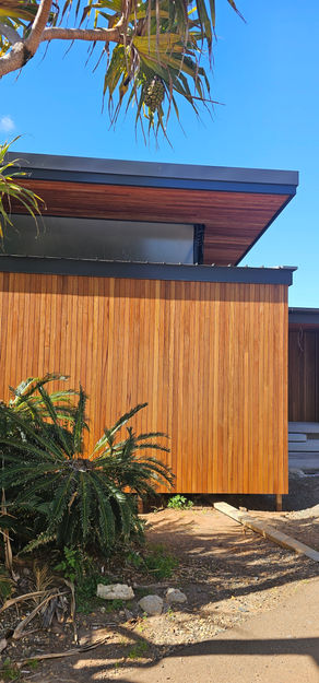 Cladding looks amazing at Old Byron Bay Road Build
