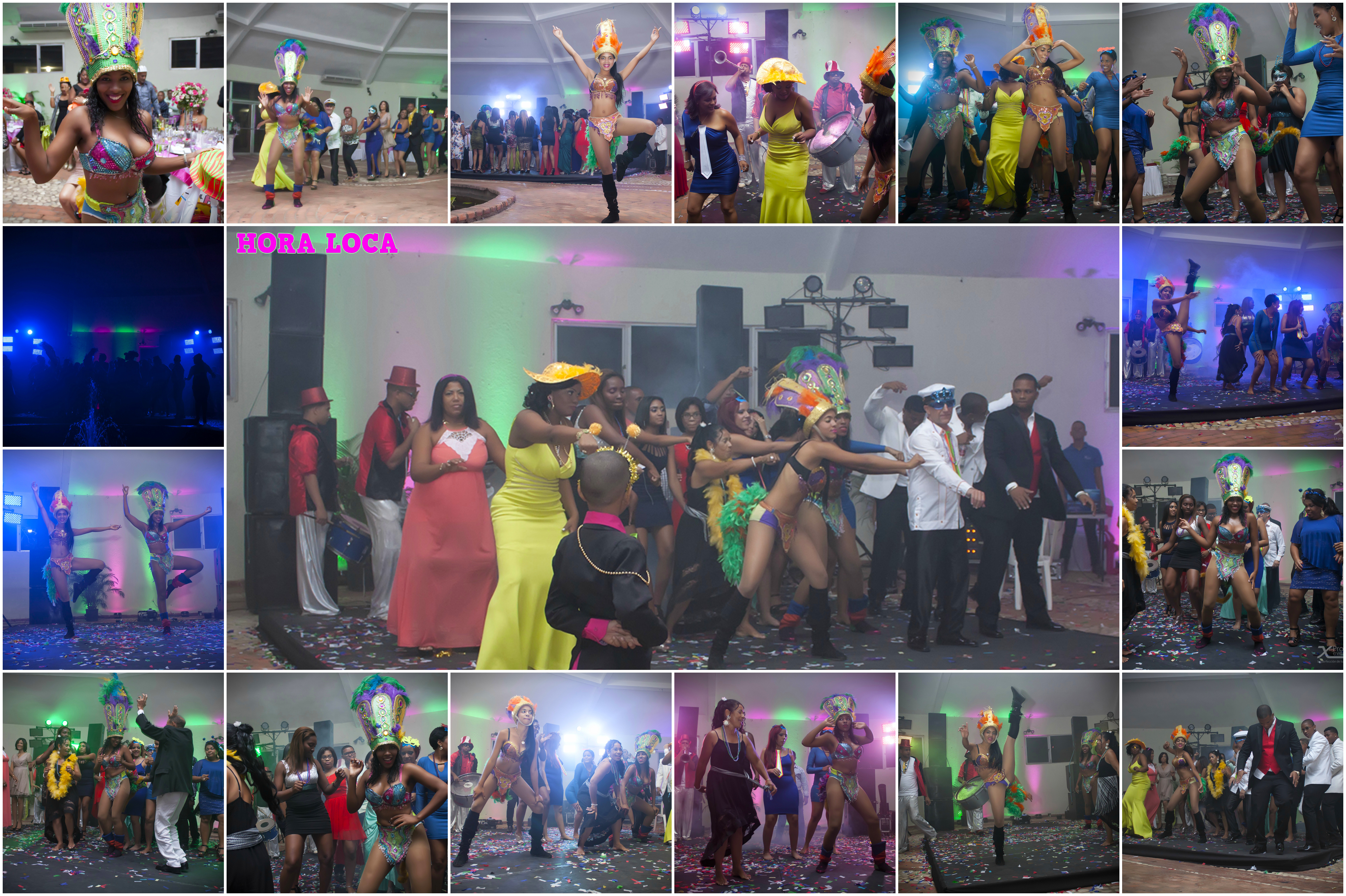 www.Xproevents.com - Collage Hora loca boda Juan & Glenny con Samba y percusion