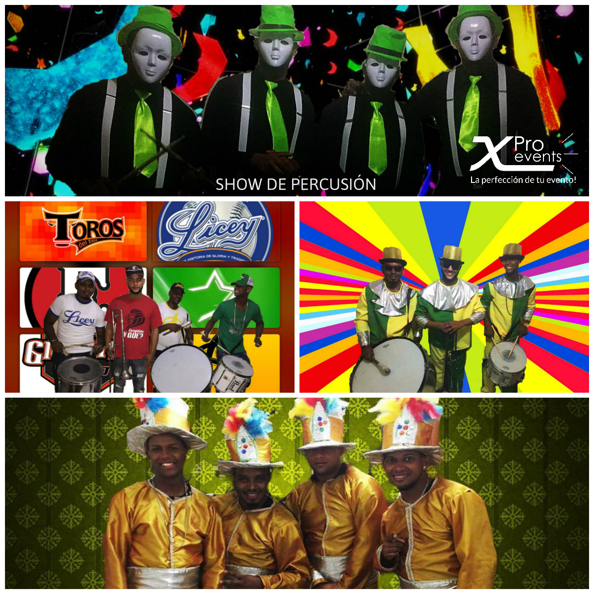 Show de percusion - Hora Loca - X Pro events