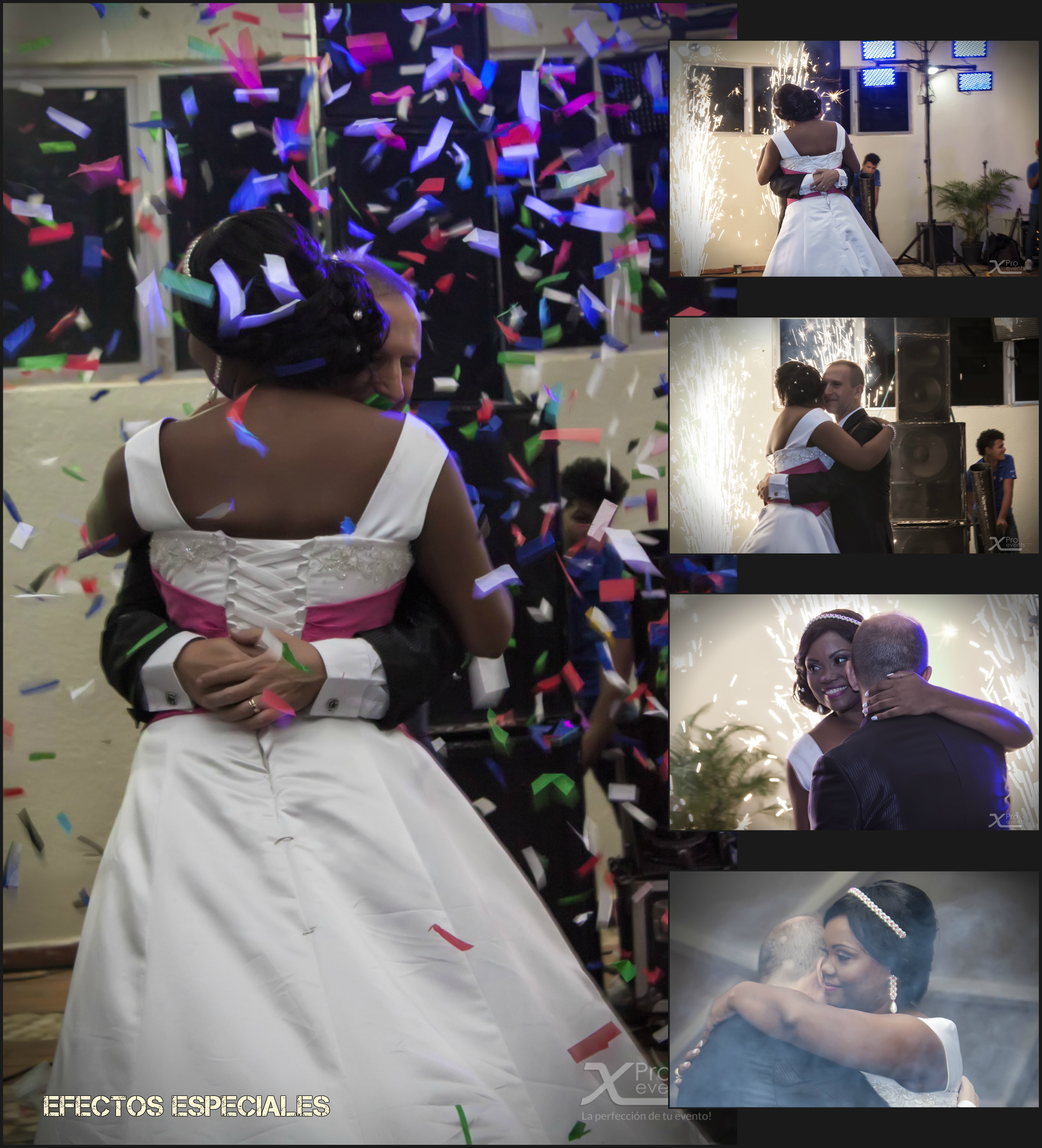www.Xproevents.com - Efectos especiales en la boda de Juan & Glenny