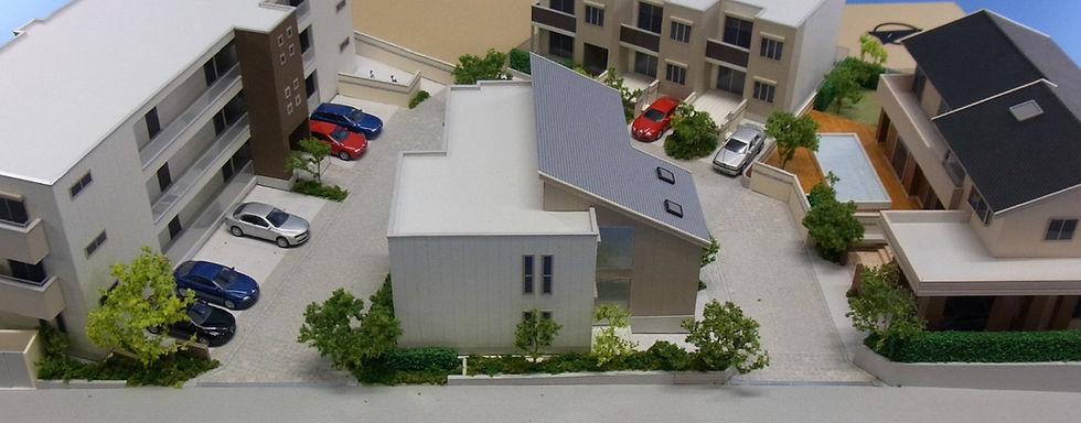 建築模型 Houses built for sale