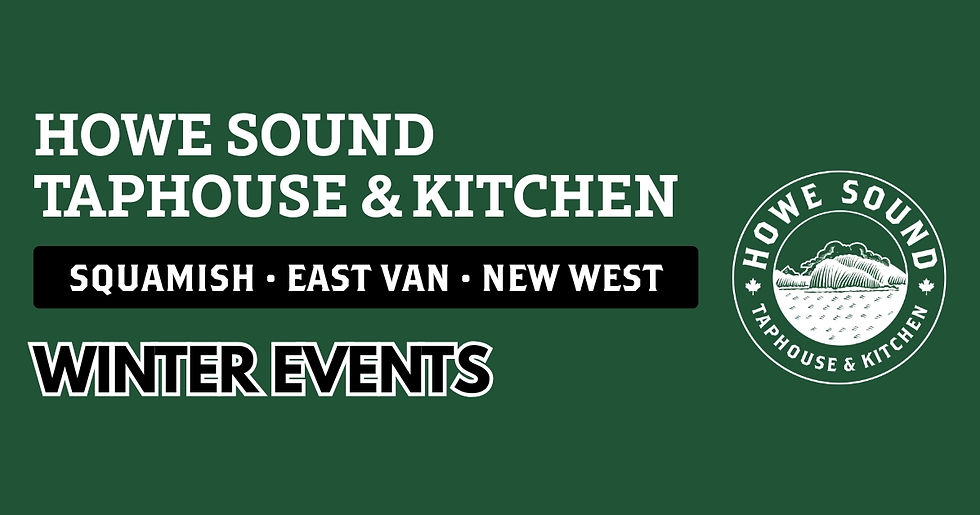 Winter Events - All Locations ❄️🍻🎟️