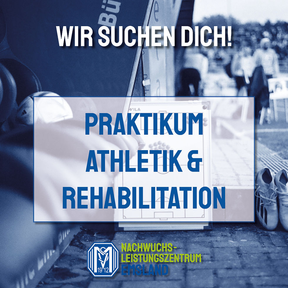 (Pflicht-)Praktikant*in (m/w/d) Athletik & Rehabilitation