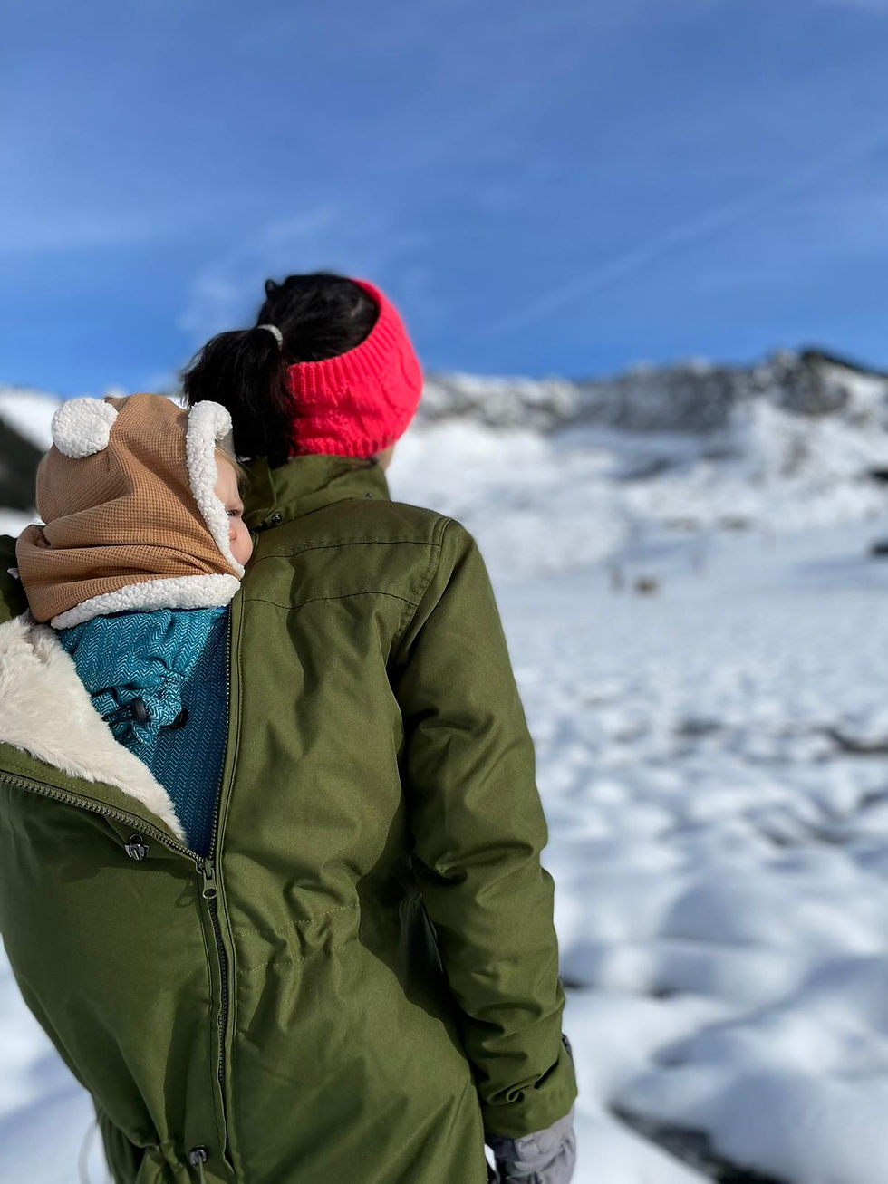 portage bébé hiver manteau de portage mei tai