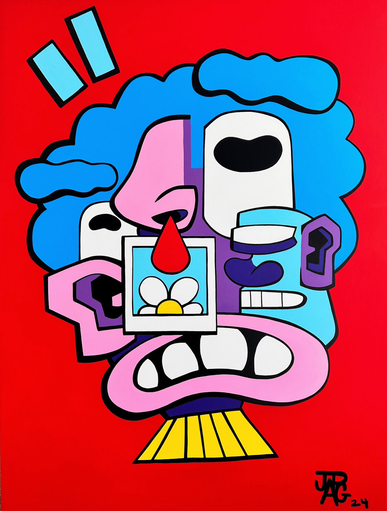 "Untitled 2" Acrylic Painting