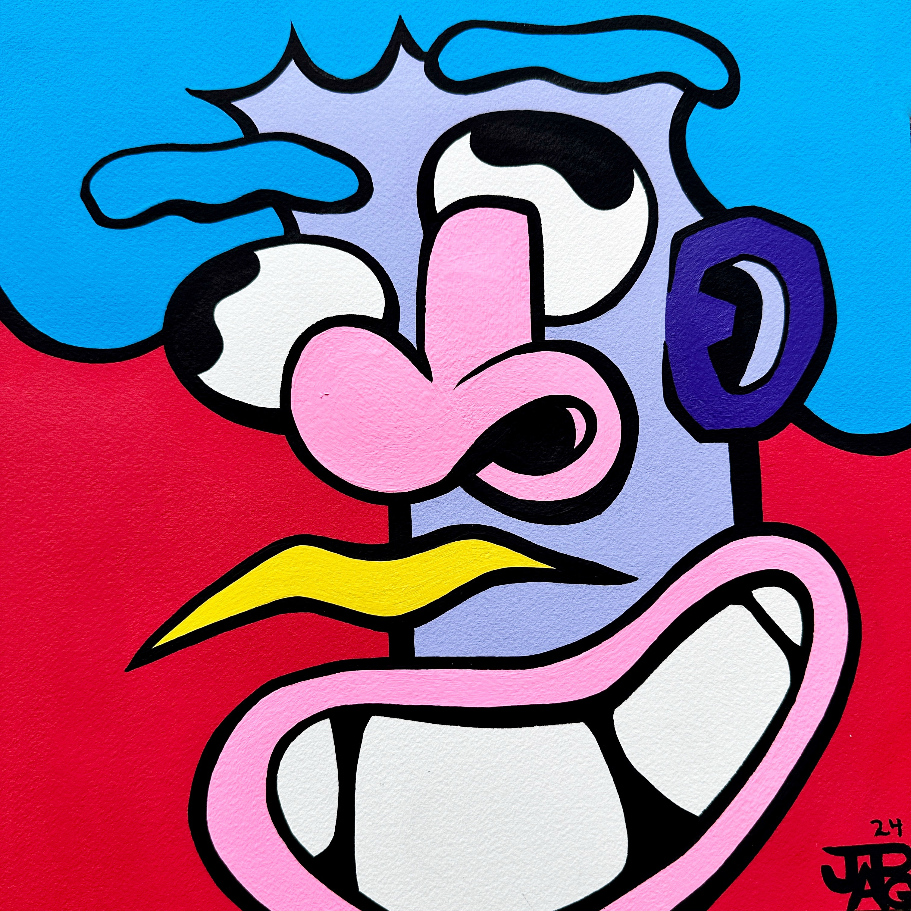 "Untitled 3" Acrylic Painting