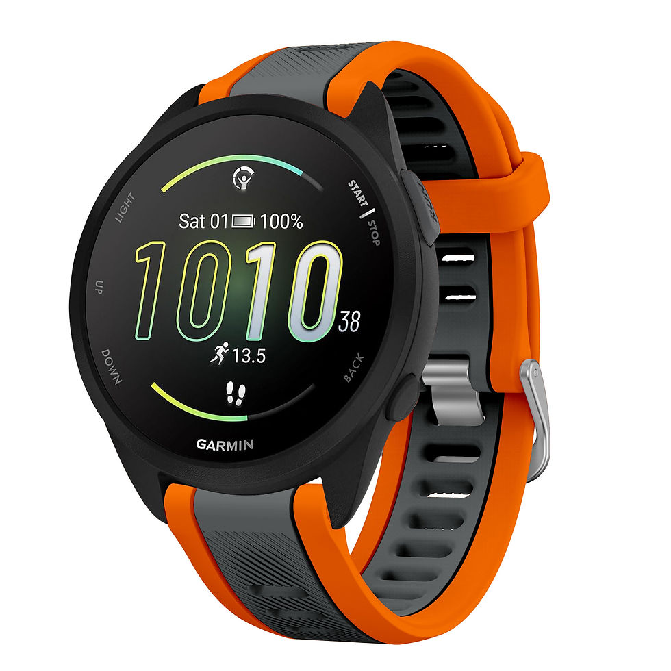 Thumbnail: For Jiaming Forerunner 165 Silicone Two-Tone Strap Garmin 245 Venu SQ 