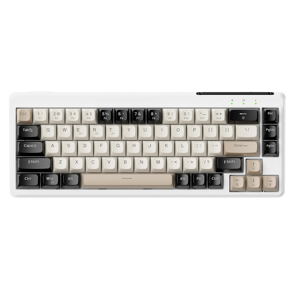 Thumbnail: M68 65% Wireless Gaming Keyboard,Tri-Mode Silent Membrane Keyboard