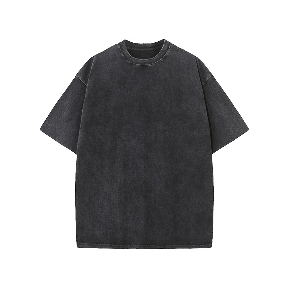 Miniatura: 2026 Men 's Vintage Washed Oversized T-shirt Customization Graphic Streetwear Co
