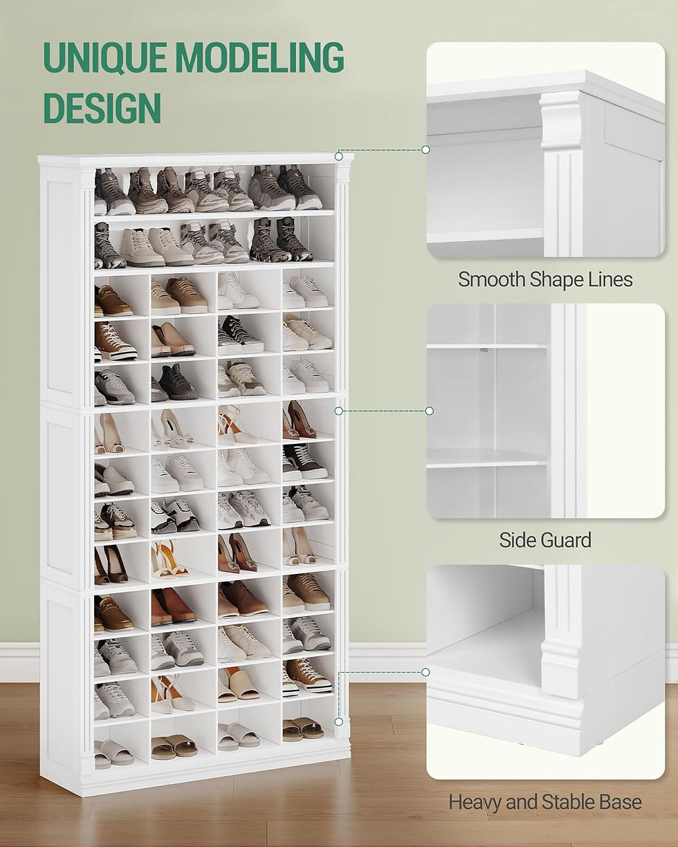 Thumbnail: 13 Tiers Wooden Shoe Storage Cabinet
