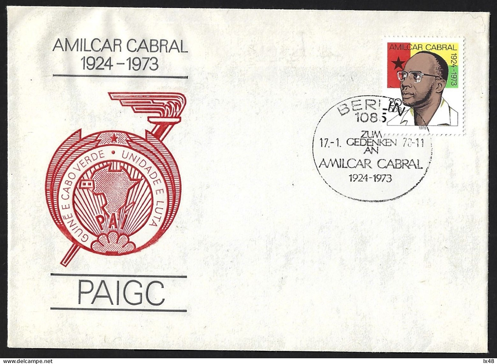 Pochoirs / gravures d'Amílcar Cabral (matériel graphique du PAIGC)