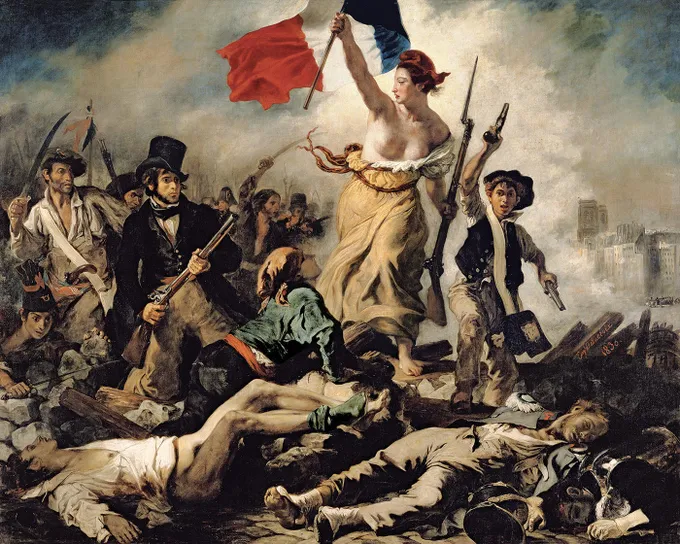 La Liberté guidant le peuple - Eugène Delacroix