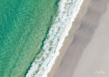 Hyams Beach waves and sand