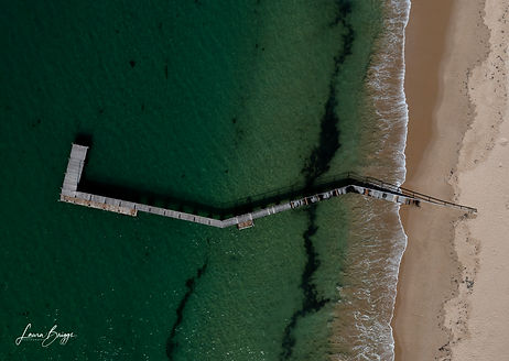 Portsea pier aerial image