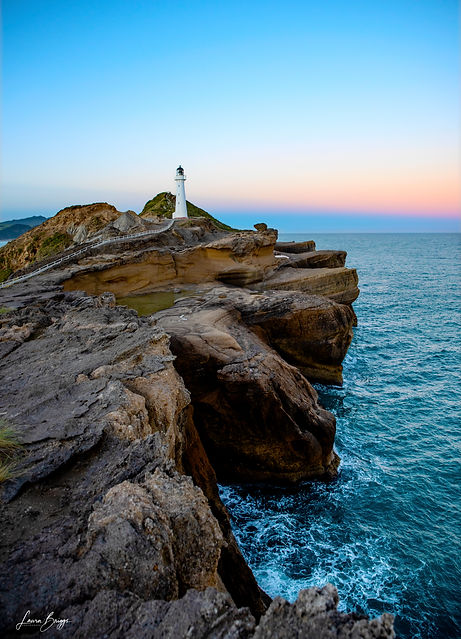 Castlepoint Lighthouse in New Zealand