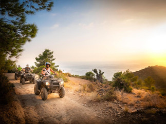 Group quad rides around Mallorca