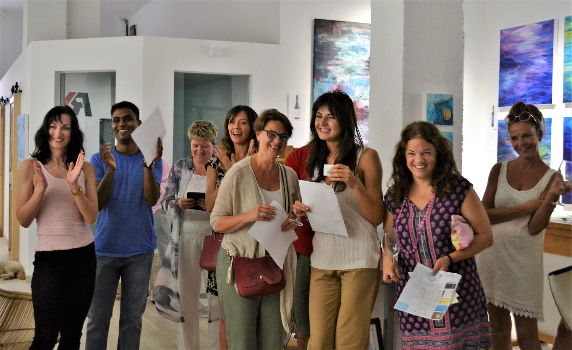 An Art & Wine Pairing Event hosted by Ivan and Daxa Parmar