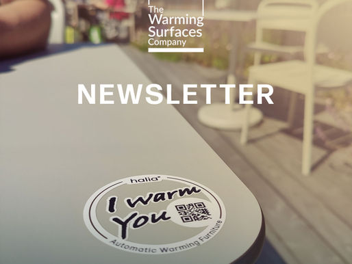 Tables with warming extend terrace season at Pier 4 Hotel in Helsinki