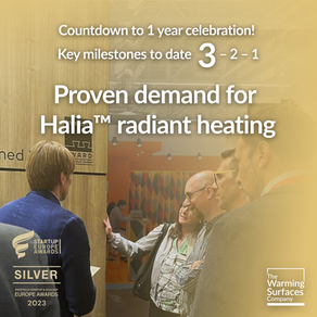 Proven demand for Haliaâ„¢ radiant heating