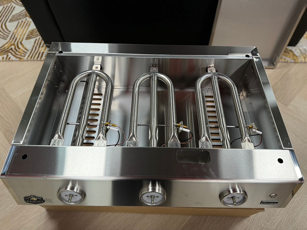 Miniaturbild: Plancha Inox  3 burner