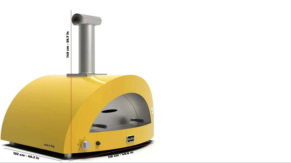 Miniature : MODERNO 5 Pizze – Semi-Professional  Moderno 5 Pizza Hybrid Yellow for Home use