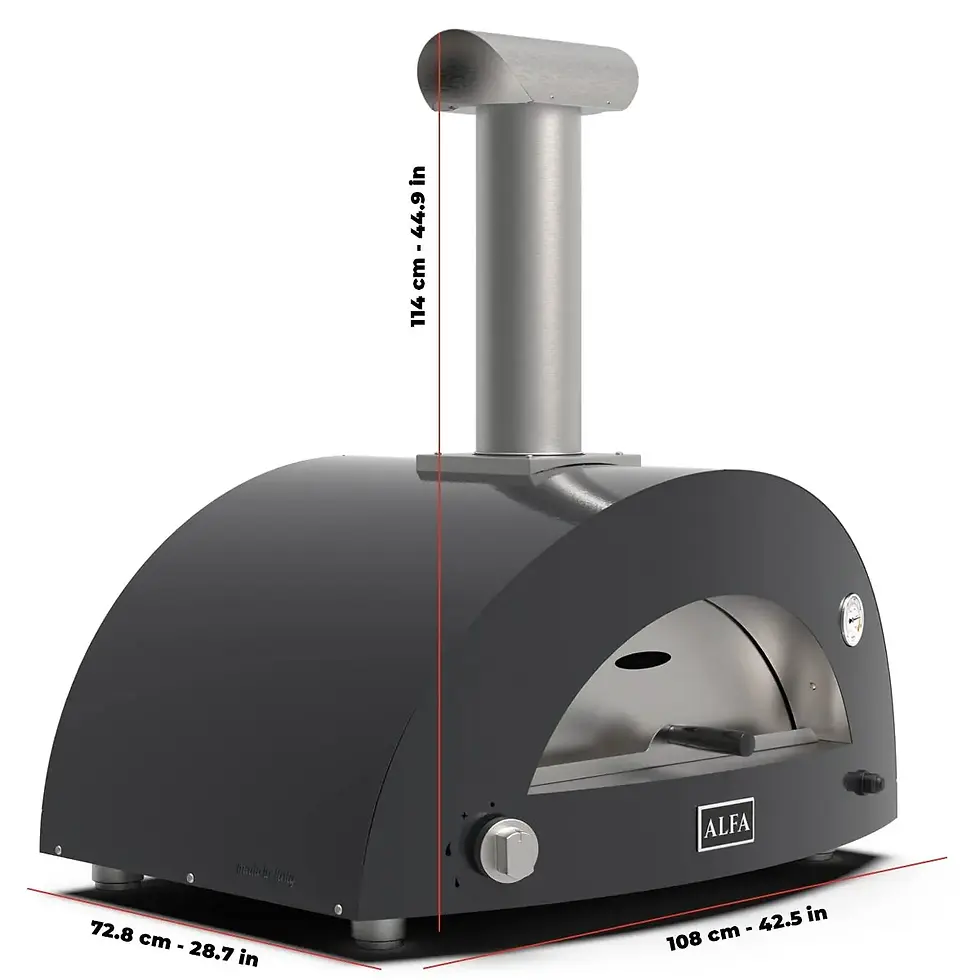 Thumbnail: Alfa Moderno 3 Pizza Gas Red (Hybrid) for Home use