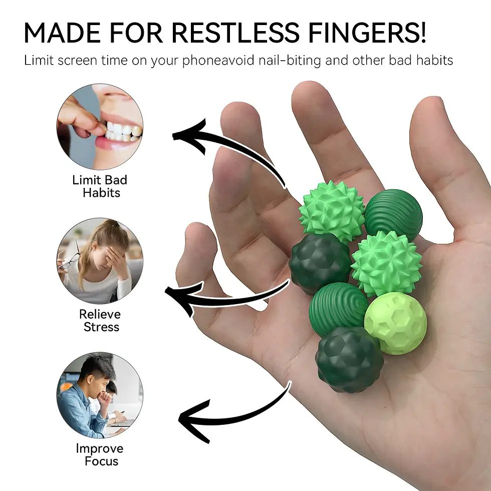 Thumbnail: Magnetic Balls Fidget Toy, EDC Anti Stress Relief