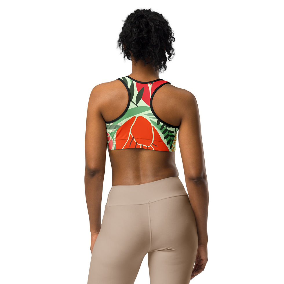 Thumbnail: Floral Women's Sports Bra