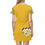 Thumbnail: SG Rho Gold All Over Print T-Shirt Dress