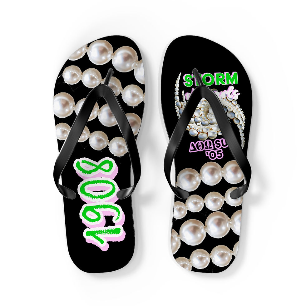  Black Flip Flops