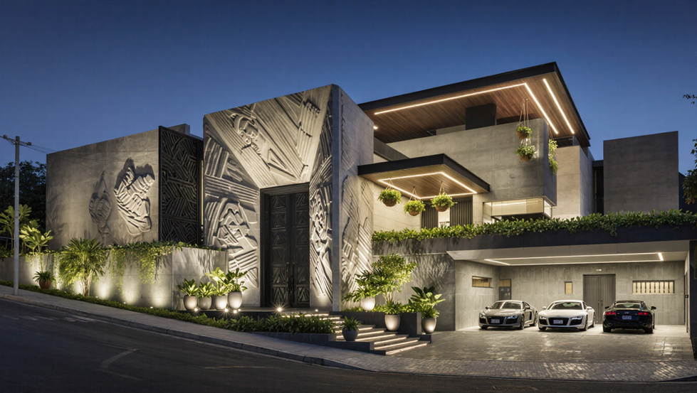 Projeto residencial de alto padrão com design exclusivo, neuroarquitetura e sustentabilidade – assinatura da arquiteta Isabella Dalfovo em Cascavel, Paraná.