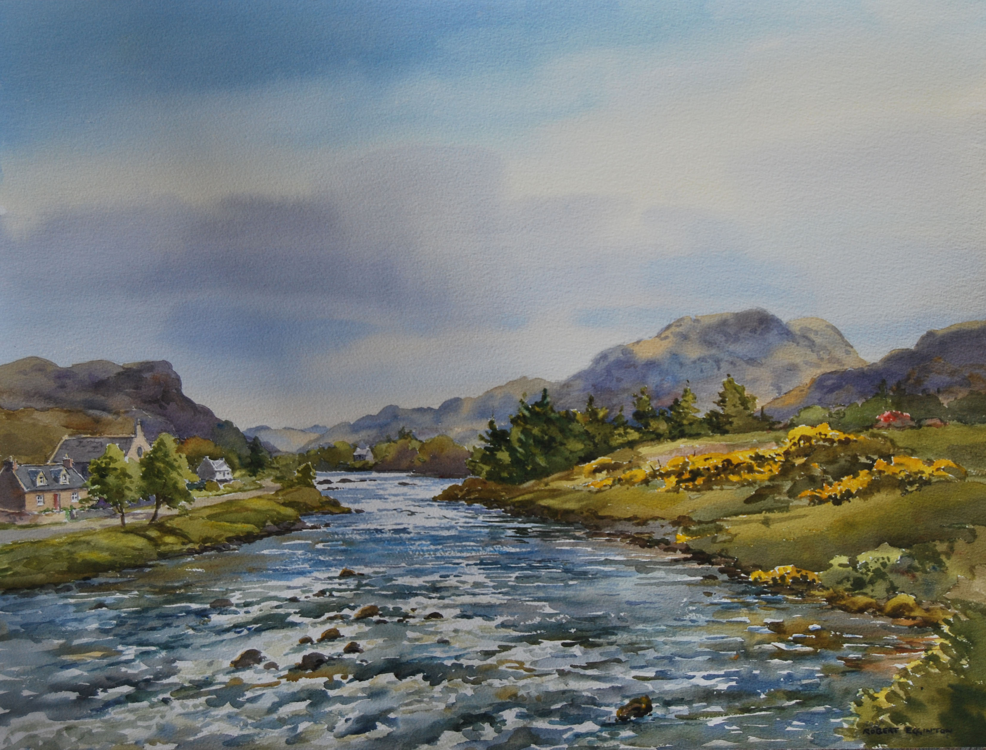 "The Tweed Near the Crook Inn"