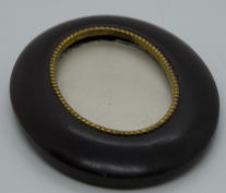 Ebony Oval Picture Frame