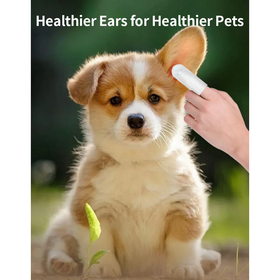 Thumbnail: Pet Cleaning Products Ear Cleaning Wipes Ear Care Fingertips Ear Mite Removal Ca