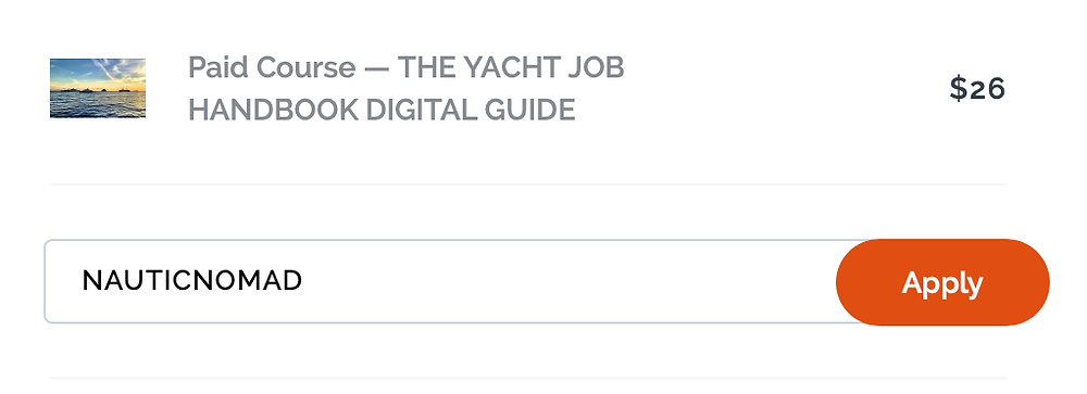 How to get a job on a yacht