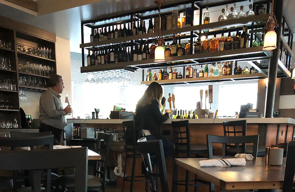 Modern Interior at Andy's Live Fire Grill & Bar