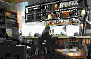 Modern Interior at Andy's Live Fire Grill & Bar