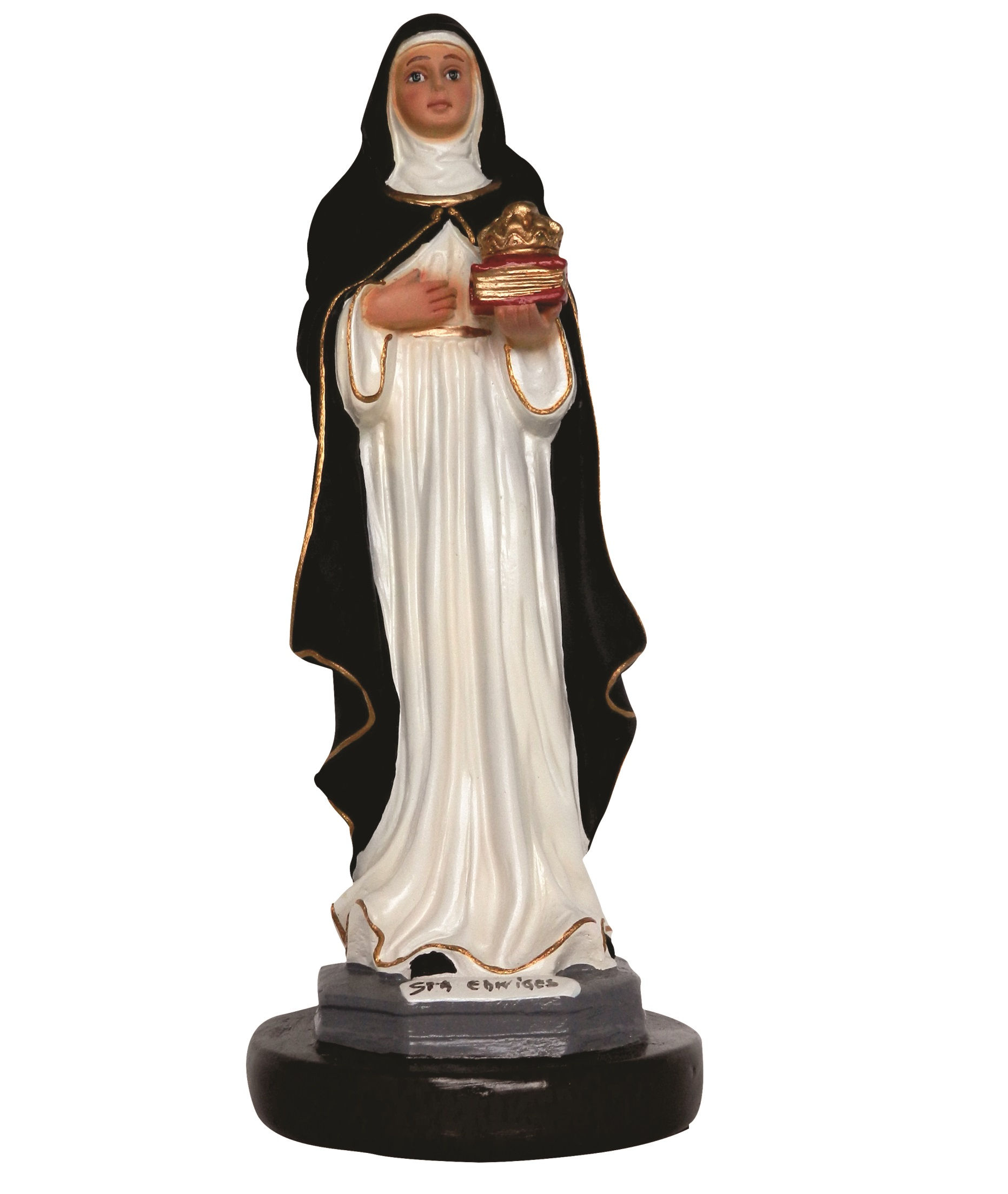 Imagem de gesso Santa Edwiges