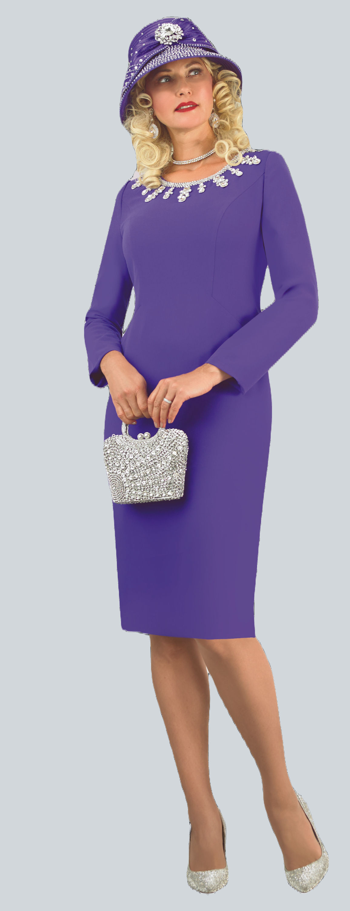 Lily & Taylor 4787 French Crepe Church Dress