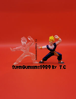 Figurine transparente , translucide dragonball ab toys 1989
