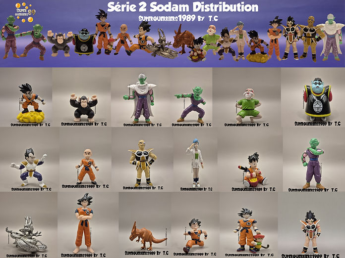 Série 2 Sodam distribution Dragonball ab toys 1989