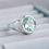 Thumbnail: Green Amethyst Signet Ring