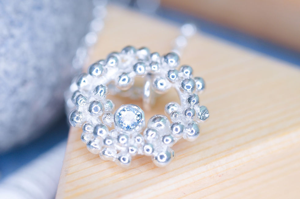 Thumbnail: Seafoam Gemstone Necklace
