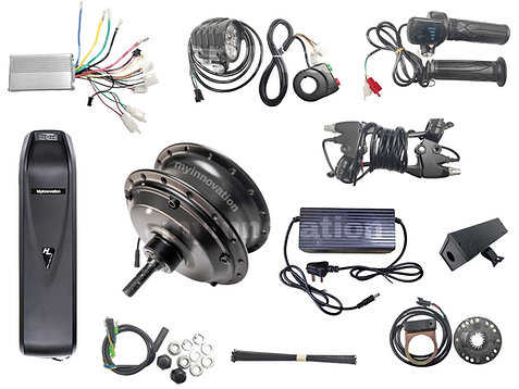 Electric Cycle 36v 350watts Motor, 11AH Battery Pack Full Conversion Kit