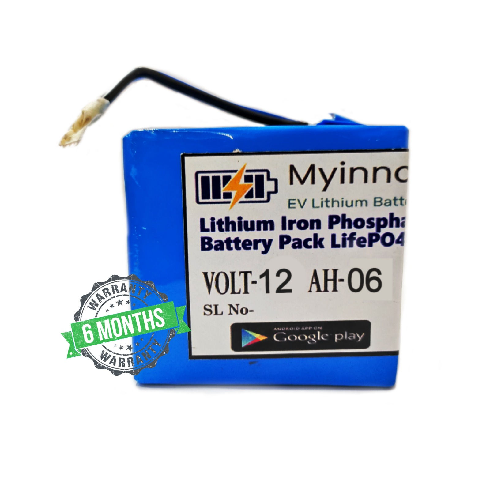 12volt 6AH Solar Inverter UPS Lithium Phosphate LifePO4 Battery Pack