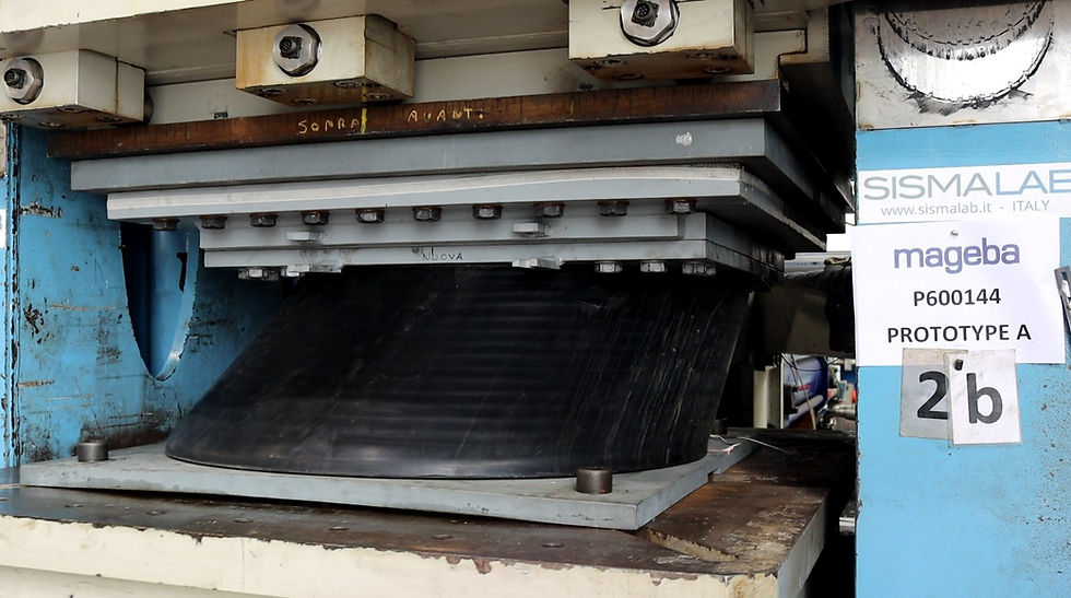 Mageba: Testing of prototype in Sismalab, Italy