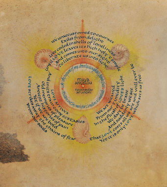 Maya Angelou Poem Close up