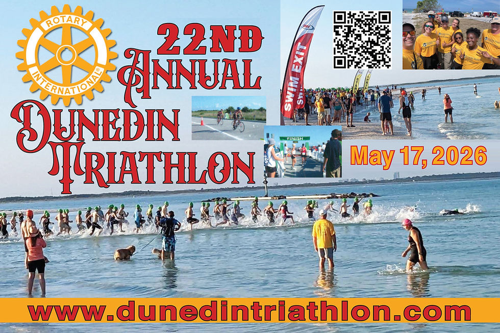 Join Us for the 22nd Annual Dunedin Triathlon! 